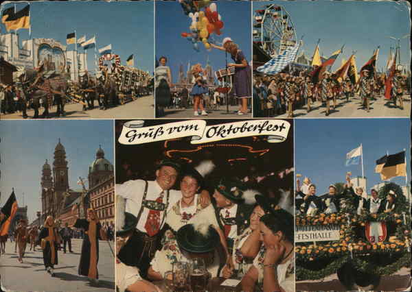 Greetings from Oktoberfest Munich Germany