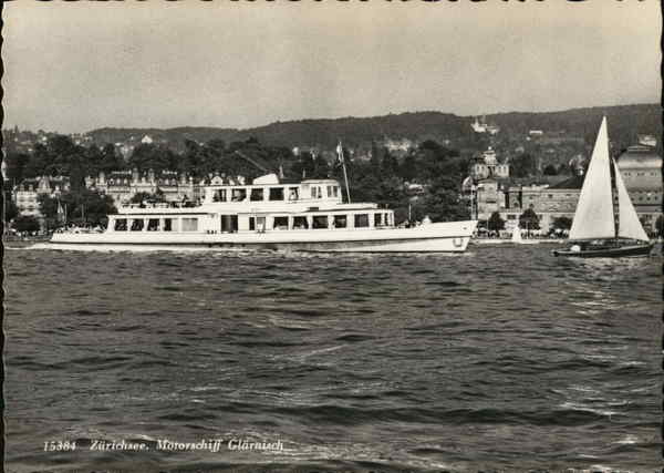 Motorschiff Glärnisch on Lake Zürich Switzerland