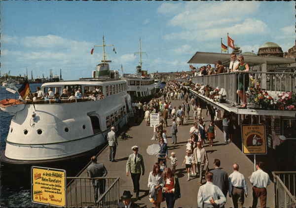 St. Pauli Landungsbrücken Hamburg Germany