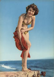 Woman in Bikini Posing Italy Swimsuits & Pinup Postcard Postcard Postcard