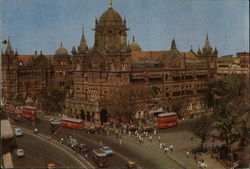 Victoria Terminus Bombay, India Postcard Postcard Postcard