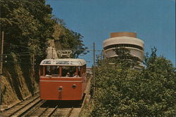 Peak Tramway between May and Barker Roads Hong Kong, Hong Kong China Postcard Postcard Postcard