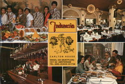 Carlton House - Restaurant Indonesia Postcard