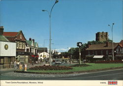 Town Centre Roundabout Postcard