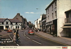 Main Street, Wirral Neston, England Merseyside Postcard Postcard Postcard