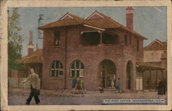 Narrandera Post Office NSW, Australia Postcard Postcard Postcard