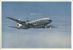 KLM Douglas DC-6 B Postcard