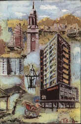 Illustration of Mohan's Department Store Postcard