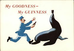 My Goodness - My Guinness Advertising Postcard Postcard Postcard