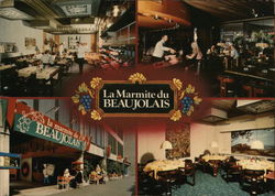 Restaurant la Marmite Beaujolaise Basel, Switzerland Postcard Postcard Postcard