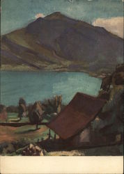 Reinhold Kuendig: Landschaft am Zugersee Reinhold Kuendig: Landschaft am Zugersee