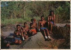 Sun Worshippers Natal, South Africa Postcard Postcard Postcard