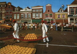Cheese Market Alkmaar, Netherlands Benelux Countries Postcard Postcard Postcard