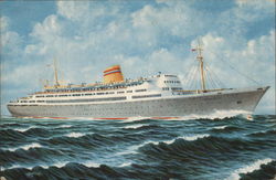 MS Bergensfjord, Norwegian American Line Norway Postcard Postcard Postcard