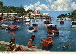 Harbor View Flatts Village, Bermuda Postcard Postcard Postcard