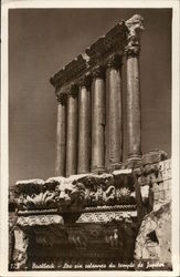Baalbek - The six columns of Jupiter Temple Lebanon Middle East Postcard Postcard Postcard