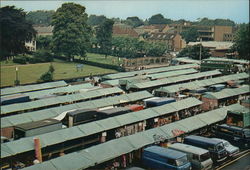 Hitchen Market Postcard