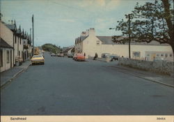 View of Main Street Sandhead, Scotland Postcard Postcard Postcard