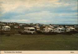 Caravan Site Sandhead, Scotland Postcard Postcard Postcard