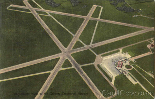 Aerial View Of The Greater Cincinnati Airport Ohio