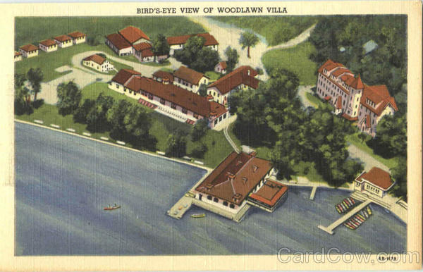 Birds Eye View Of Woodlawn Villa Kauneonga Lake New York