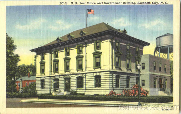 U. S. Post Office And Government Building Elizabeth North Carolina