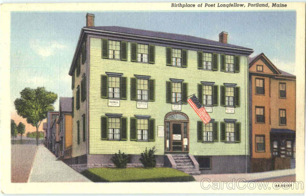 Birthplace Of Poet Longfellow Portland Maine