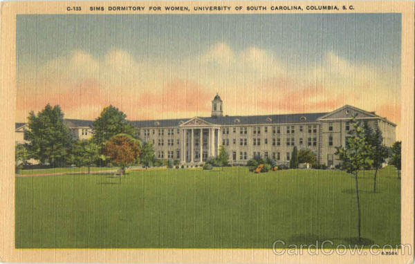 Sims Dormitory For Women, University Of South Carolina Columbia