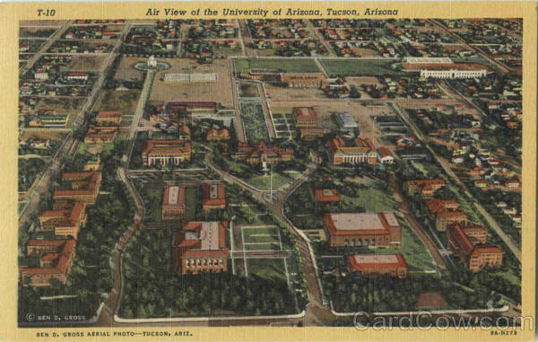 Air View Of The University Of Arizona Tucson
