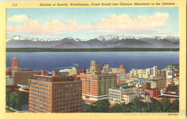 Skyline Of Seattle Washington
