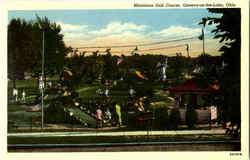 Miniature Golf Course Postcard