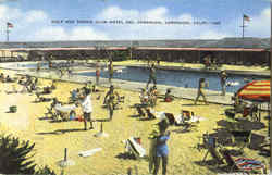 Golf And Tennis Club Hotel Del Coronado California Postcard Postcard