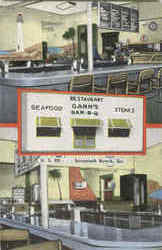 Gann's Restaurant Savannah Beach, GA Postcard Postcard