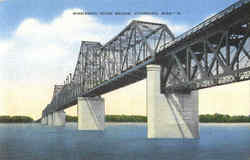 Mississippi River Bridge Vicksburg, MS Postcard Postcard