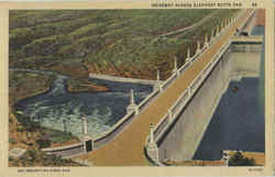 Driveway Across Elephant Butte Dam Postcard