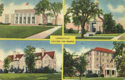 Connecticut College For Women Postcard