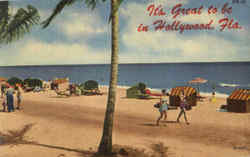 It's Great To Be In Hollywood Florida Postcard Postcard