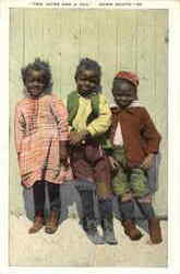 Two Jacks And A Jill Down South Postcard