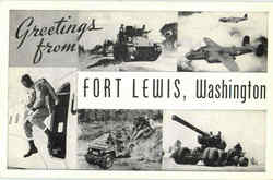 Greetings From Fort Lewis Postcard