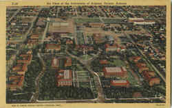 Air View Of The University Of Arizona Postcard
