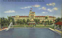 Hotel Charlotte Harbor And Swimming Pool Postcard