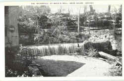 The Waterfall At Beck's Mill Postcard