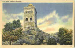 High Rock Tower Lynn, MA Postcard Postcard