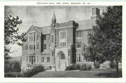 Phillip's Hall For Girls Postcard