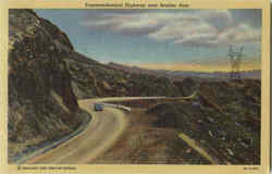 Transcontinental Highway Near Boulder Dam Boulder City, NV Postcard Postcard