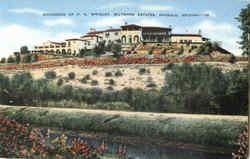 Residence Of P. K. Wrigley, Biltmore Estates Postcard