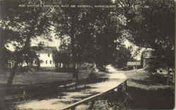 Poet Whittier's Birthplace Haverhill, MA Postcard Postcard