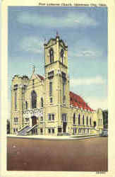 First Lutheran Church, 1300 N. Robinson Postcard