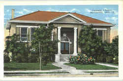 Carnegie Library Bartlesville, OK Postcard Postcard