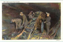 Mechanical Coal Loader Postcard